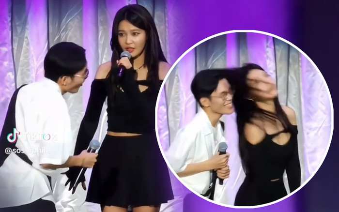 Nữ ca sĩ gây xôn xao vì hất tóc vào mặt khán giả trên sân khấu Ảnh 2