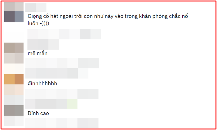 Mà cư dân mạng cũng không ngừng tấm tắc trước giọng ca của diva Mỹ Linh.