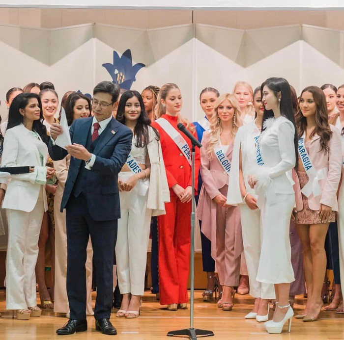 Nàng hậu vượt nhiều đối thủ đạt giải thưởng phụ đầu tiên. (Ảnh: FBNV)