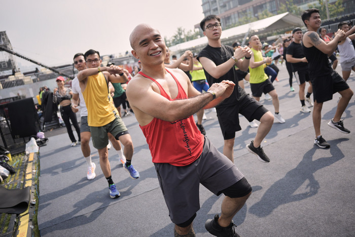 Lễ hội thể chất quy tụ hàng nghìn người tham dự ở TP HCM.