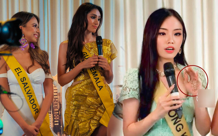 Một người đẹp bị bắt gặp chép văn ra tay khi thi phỏng vấn kín tại Miss Grand? Ảnh 2