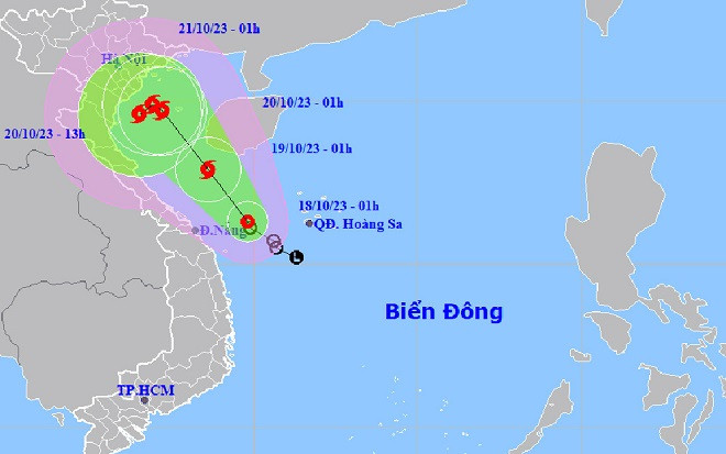 Áp thấp nhiệt đới thăng cấp có thể mạnh thành bão, hướng vào Vịnh Bắc Bộ Ảnh 2