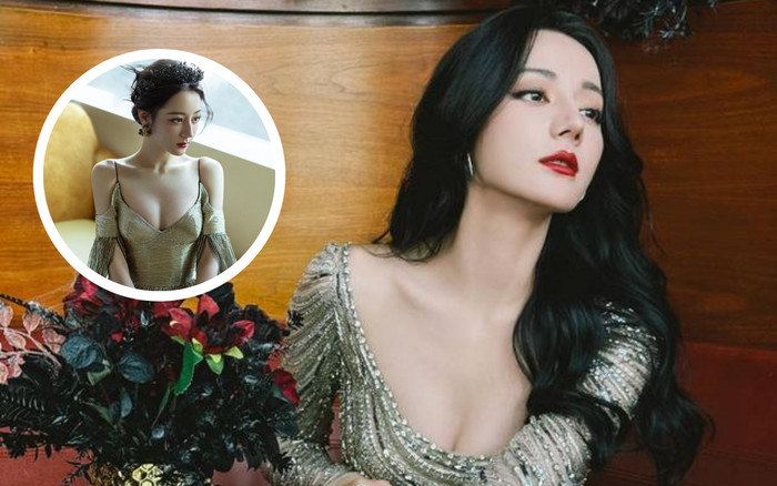 Địch Lệ Nhiệt Ba gây 'sốt' khi diện váy xẻ ngực sâu, lộ rõ thân hình gợi cảm Ảnh 2