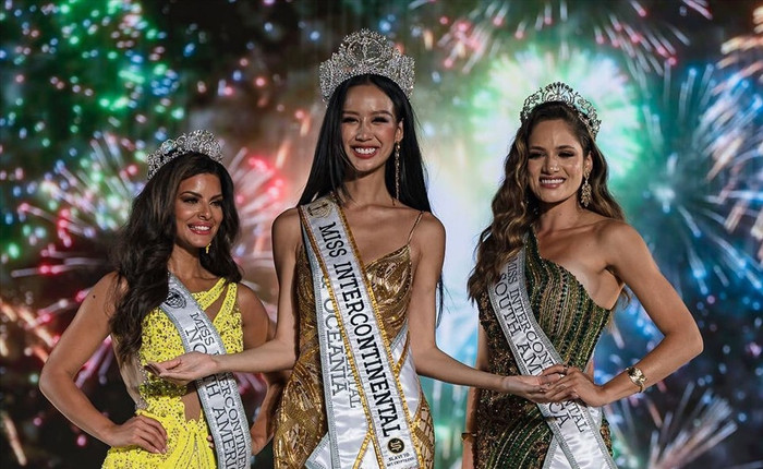 Bảo Ngọc là người đẹp Việt đầu tiên đăng quang Miss Intercontinental 2022. (Ảnh tổng hợp)
