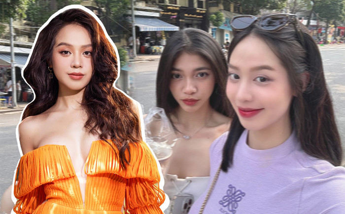 Hai nàng hậu họ Huỳnh so kè nhan sắc: Thanh Thủy 'ăn đứt' Minh Kiên bởi một điểm Ảnh 2