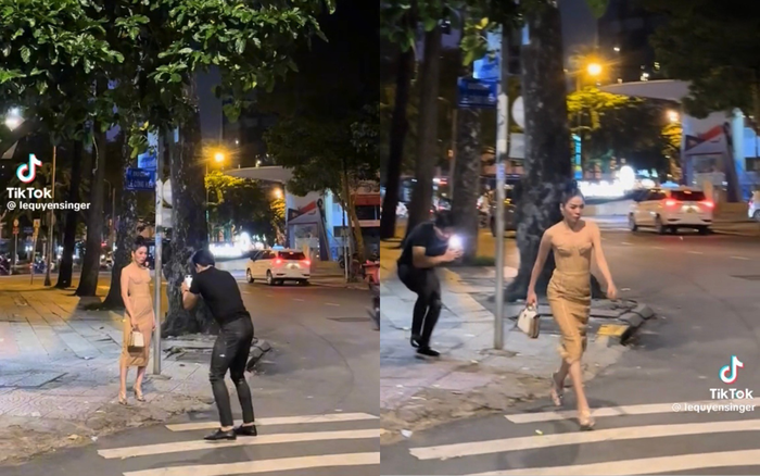 Lệ Quyên tự tin khoe vóc dáng chuẩn ở video hậu trường, Lâm Bảo Châu vô cùng tập trung khi quay video 'sống ảo' cho đối phương