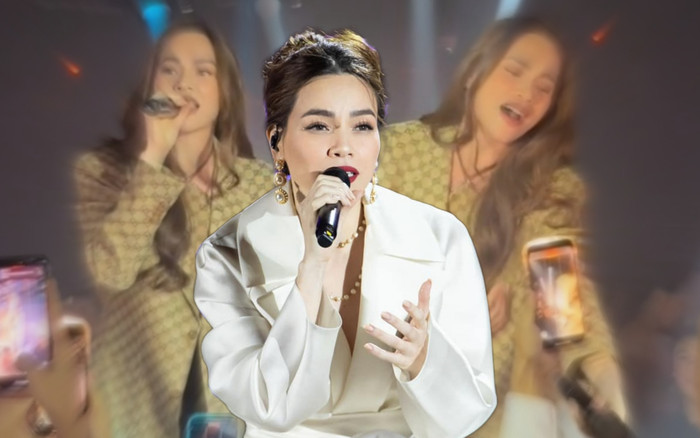 Đang biểu diễn, Hồ Ngọc Hà bỗng ngừng hát để 'trách móc' khán giả? Ảnh 2