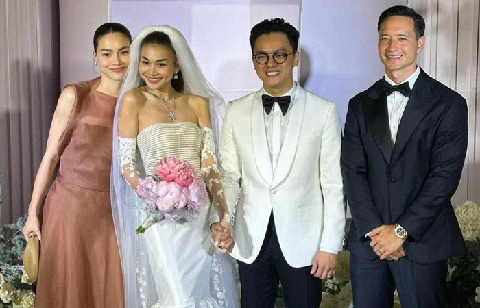 Hương Giang bị phát hiện nói một đằng làm một nẻo tại đám cưới Thanh Hằng Ảnh 1