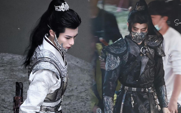 Nhậm Gia Luân – Vương Hạc Đệ đụng tạo hình chiến giáp đeo mặt nạ: Ai đỉnh hơn? Ảnh 2