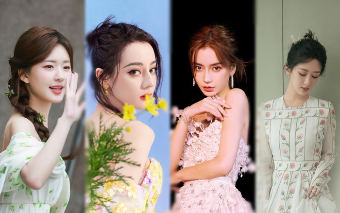 Sao nữ đọ sắc với váy hoa: Dương Tử xếp bét, hạng 1 là thần nhan Ảnh 2