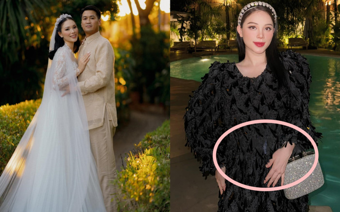 Chỉ một chi tiết, phu nhân hào môn Vbiz rộ tin đang mang thai con đầu lòng? Ảnh 2