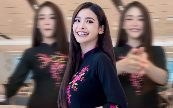 Hoa hậu Thái Lan diện áo dài, nhảy nhạc Việt: Thẹn thùng vì một điều? Ảnh 2