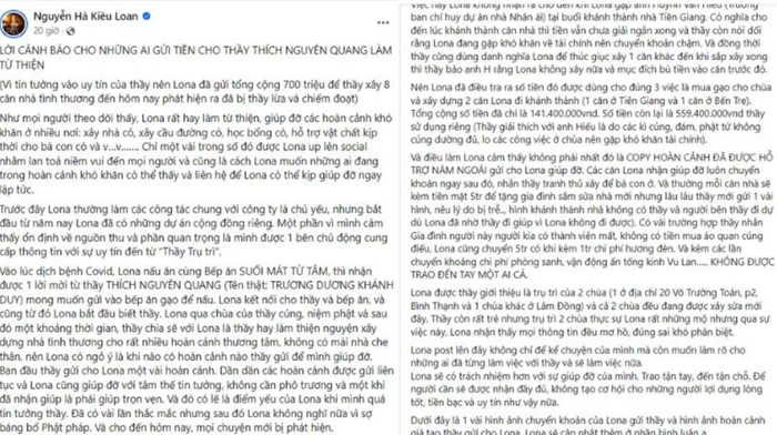 Á hậu Kiều Loan bị lừa hơn 700 triệu đồng, cảnh báo chiêu lừa đảo nhiều người dễ gặp phải Ảnh 1