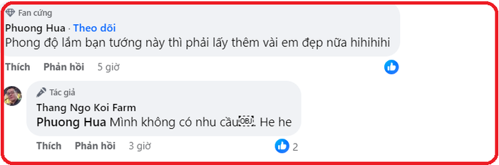'Vua cá Koi' Thắng Ngô trả lời dân mạng khi được gợi ý 'phải lấy thêm vài người đẹp nữa'