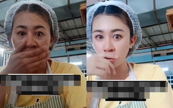 Sơ suất không bật filter làm đẹp, chị gái cũng phải 'hú hồn' trước gương mặt thật của mình Ảnh 2