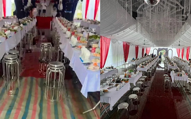 Tiệc cưới hoành tráng không một bóng người, biết lý do ai nấy đều 'nẫu ruột' thay cô dâu chú rể Ảnh 2