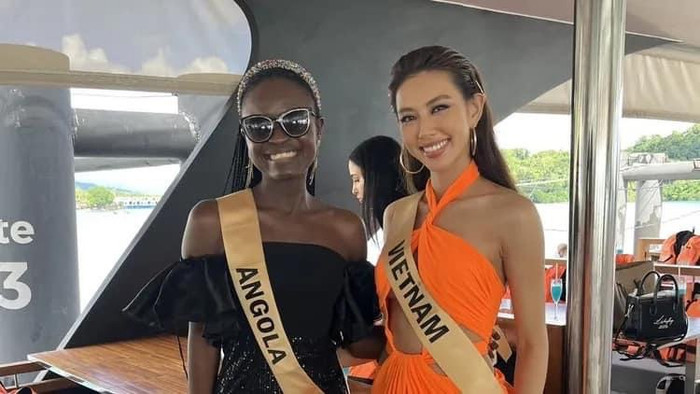Đại diện Angola - bạn cùng thi với Thuỳ Tiên lọt top 20 - Miss Grand International 2021.