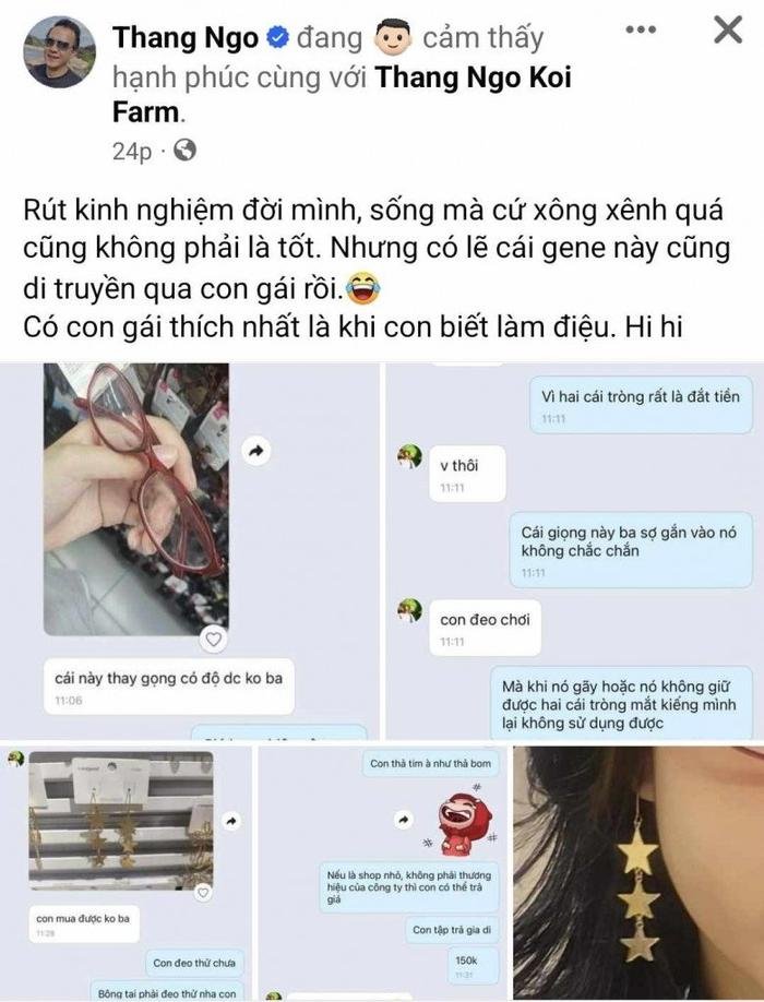 'Vua cá Koi' hé lộ tin nhắn với con gái, nói gì khi được khuyên ở vậy mà nuôi con Ảnh 2