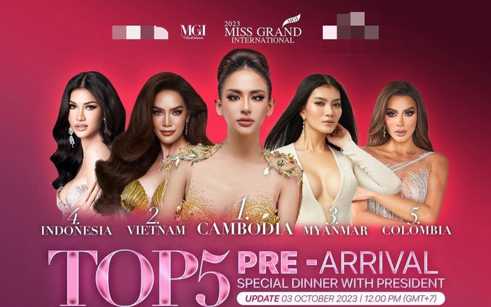 Lê Hoàng Phương bị đổi vị trí trong top 5, danh tính nàng hậu ở top 1 gây tò mò Ảnh 2