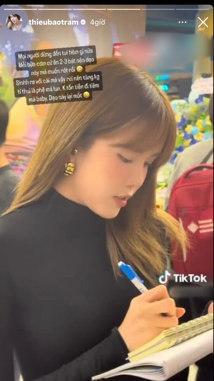 Thiều Bảo Trâm có những chia sẻ xoay quanh nghi vấn phẫu thuật thẩm mỹ.