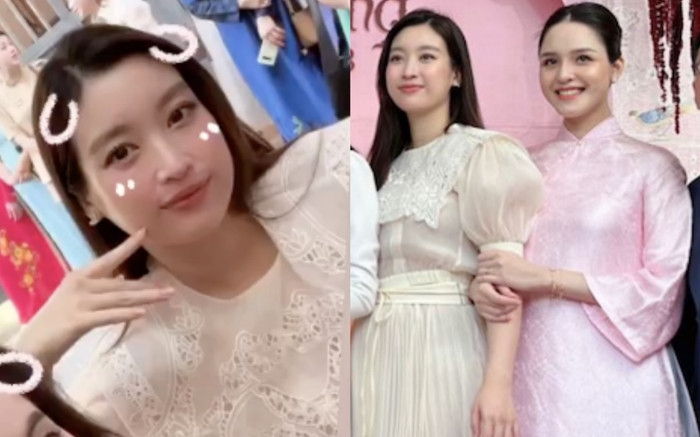 Đỗ Mỹ Linh diện trang phục kín bưng, sắc vóc thế nào hậu sinh nở? Ảnh 2