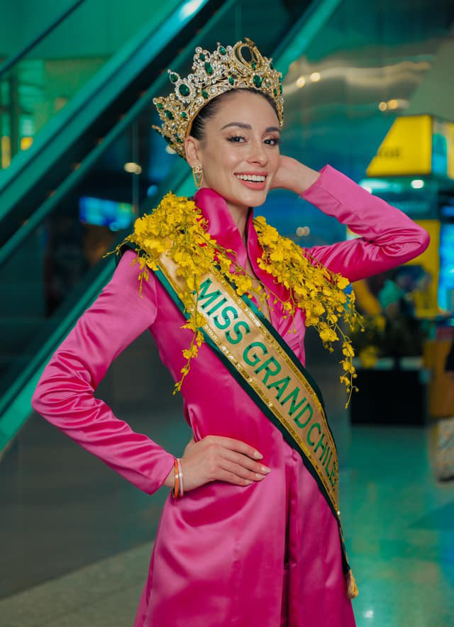 Miss Grand Chile đã sẵn sàng chiến đấu hết mình trong cuộc thi.