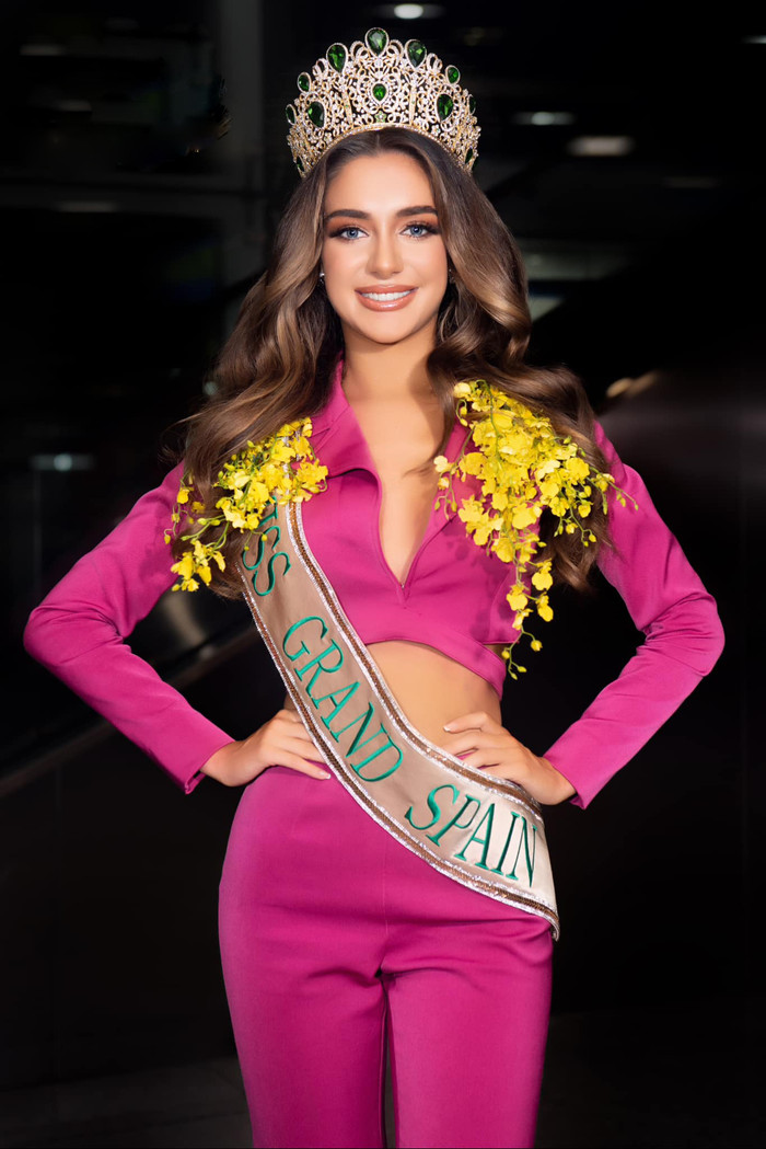 Miss Grand Spain với nhan sắc đỉnh cao, có tên trên nhiều bảng xếp hạng quốc tế.