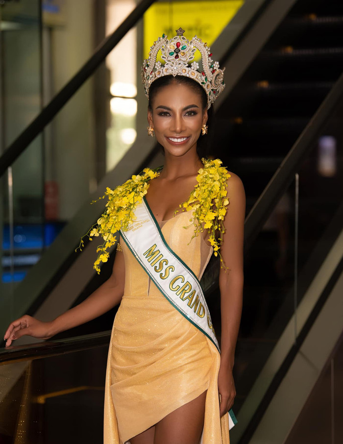 Miss Grand Ghana nhận được nhiều lời khen ngợi từ fan sắc đẹp.