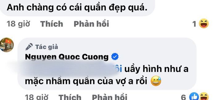 Bị soi mặc nhầm quần vợ, Cường Đô La có phản ứng thế nào? Ảnh 3