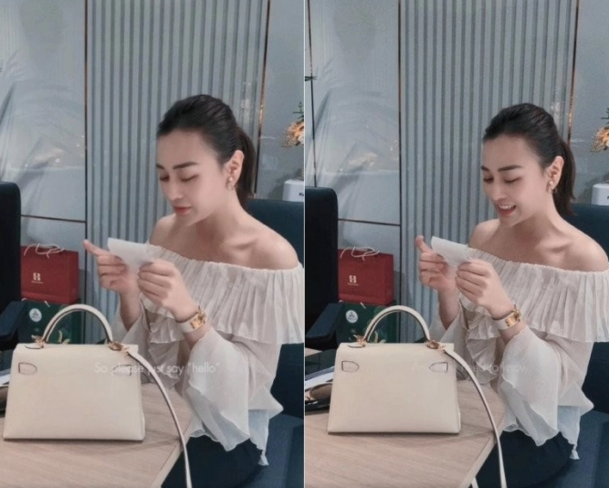 Phương Oanh từng chia sẻ niềm hạnh phúc ngập tràn khi mang thai con đầu lòng cho Shark Bình. 