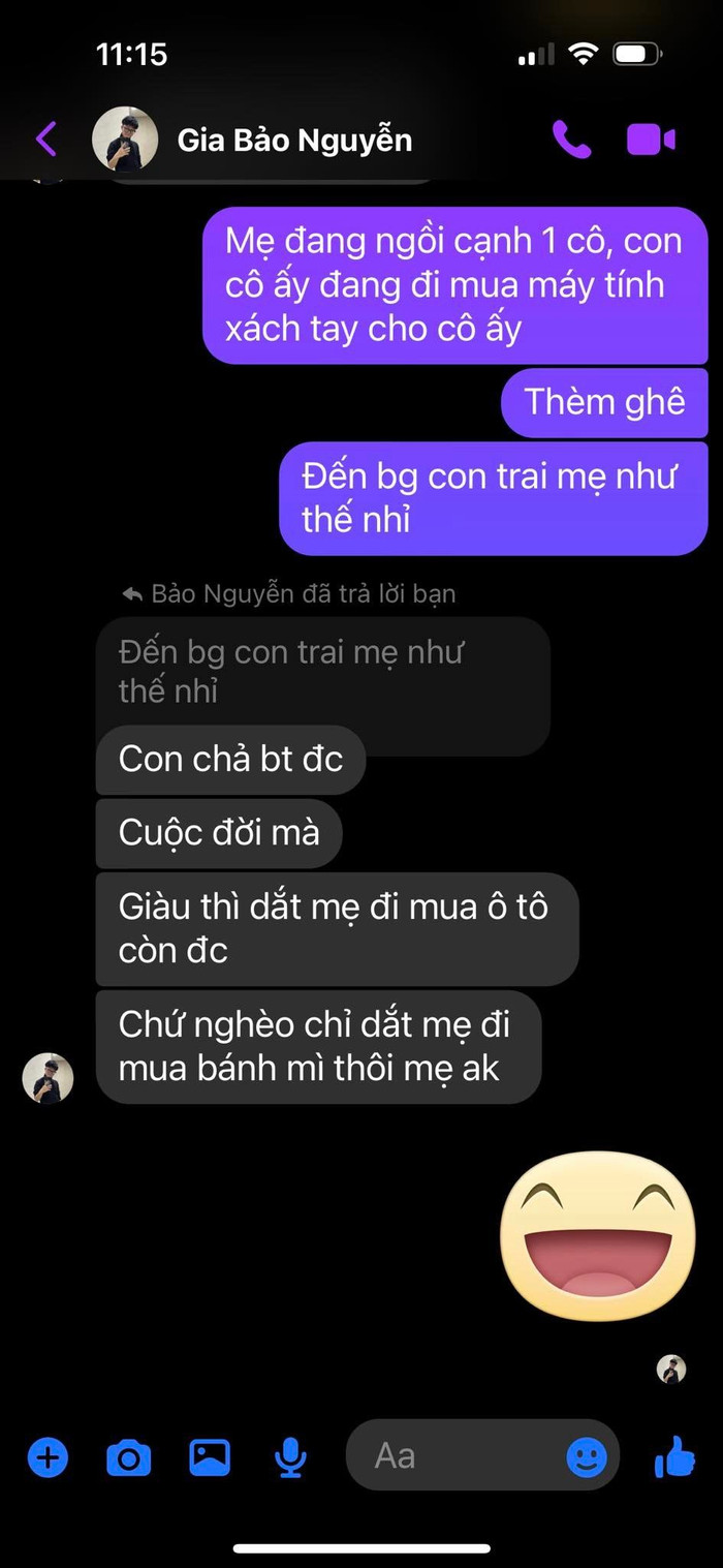 Với lập luận sắc bén, lém lỉnh của con trai, MC Thảo Vân cũng phải 'cạn lời'. 