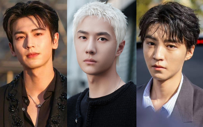 Đọ nhan sắc 4 nam thần đình đám Cbiz qua cam thường: Vương Nhất Bác bét bảng Ảnh 2