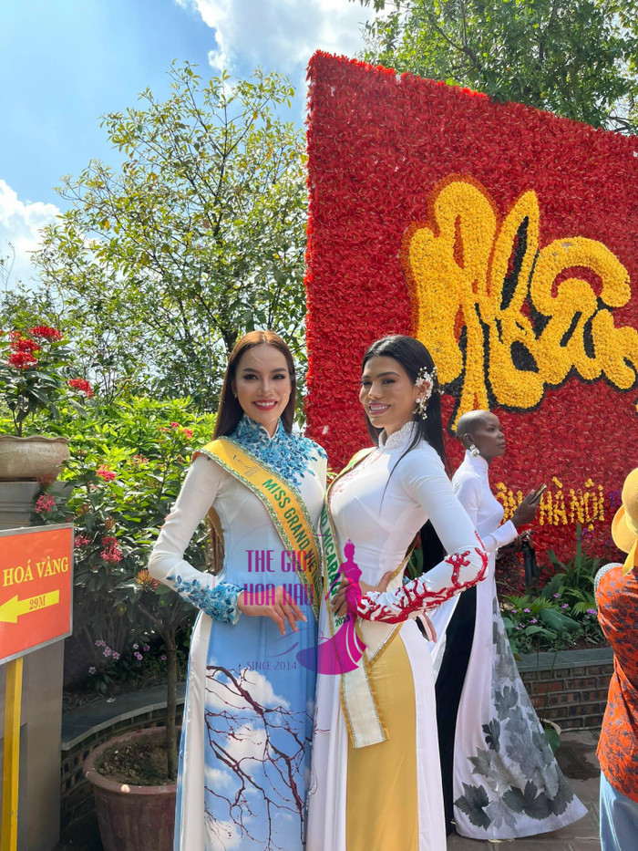 Lê Hoàng Phương xuất hiện rạng rỡ qua ống kính camera thường của người đi đường. (Ảnh: Thế giới Hoa hậu)