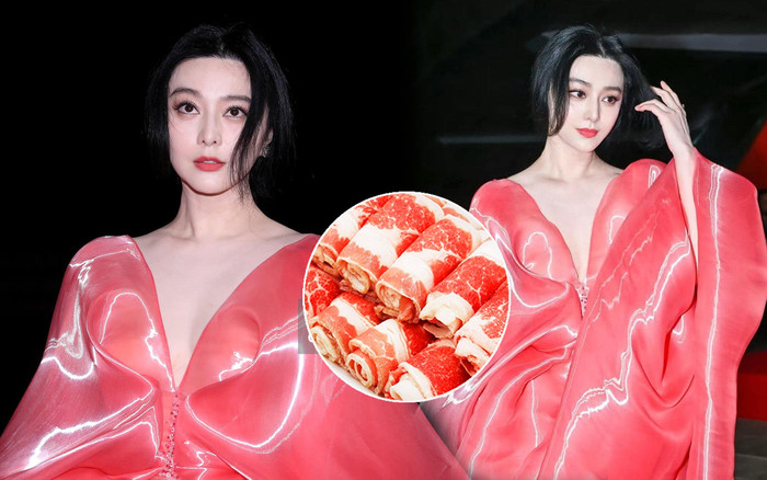 Diện váy cao cấp lên thảm đỏ nhưng Phạm Băng Băng bị ví như 'miếng thịt bò' Ảnh 2