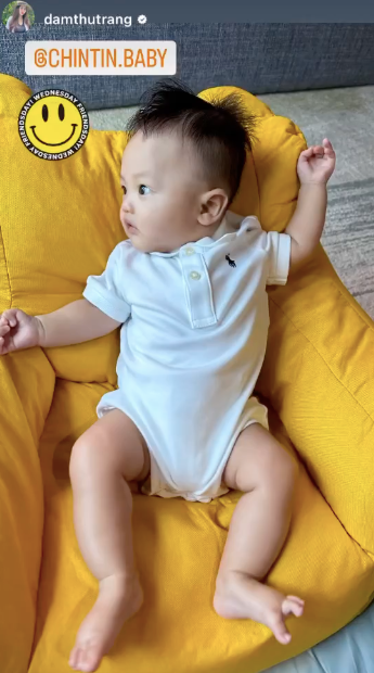 Quý tử Sutin sở hữu vẻ ngoài điển trai, đáng yêu. 