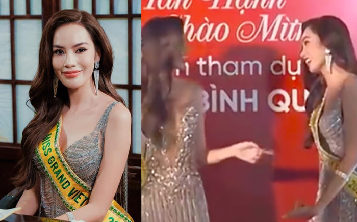 Đụng hàng váy áo với Miss Grand 2022, Lê Hoàng Phương có phản ứng bất ngờ Ảnh 2
