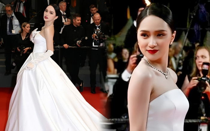 Visual Hương Giang tại Cannes gây sốt trở lại, fan 'hò hét': Đại minh tinh! Ảnh 2