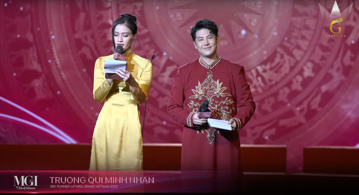 Tổ chức MGI ghi sai thông tin của Á hậu Minh Nhàn. (Ảnh chụp màn hình)