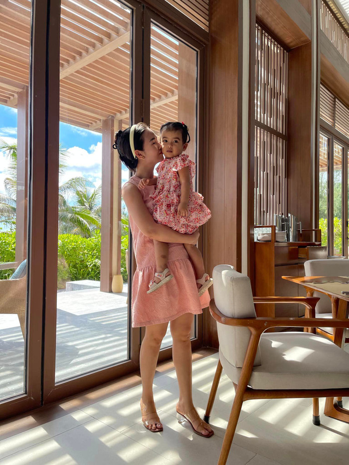 Cách đây vài tháng trước, Võ Hạ Trâm cùng con gái đã có khoảng thời gian đáng nhớ khi đi du lịch