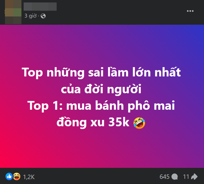 Bánh đồng xu phô mai 35k gây tranh cãi vì vừa đắt lại không ngon Ảnh 3