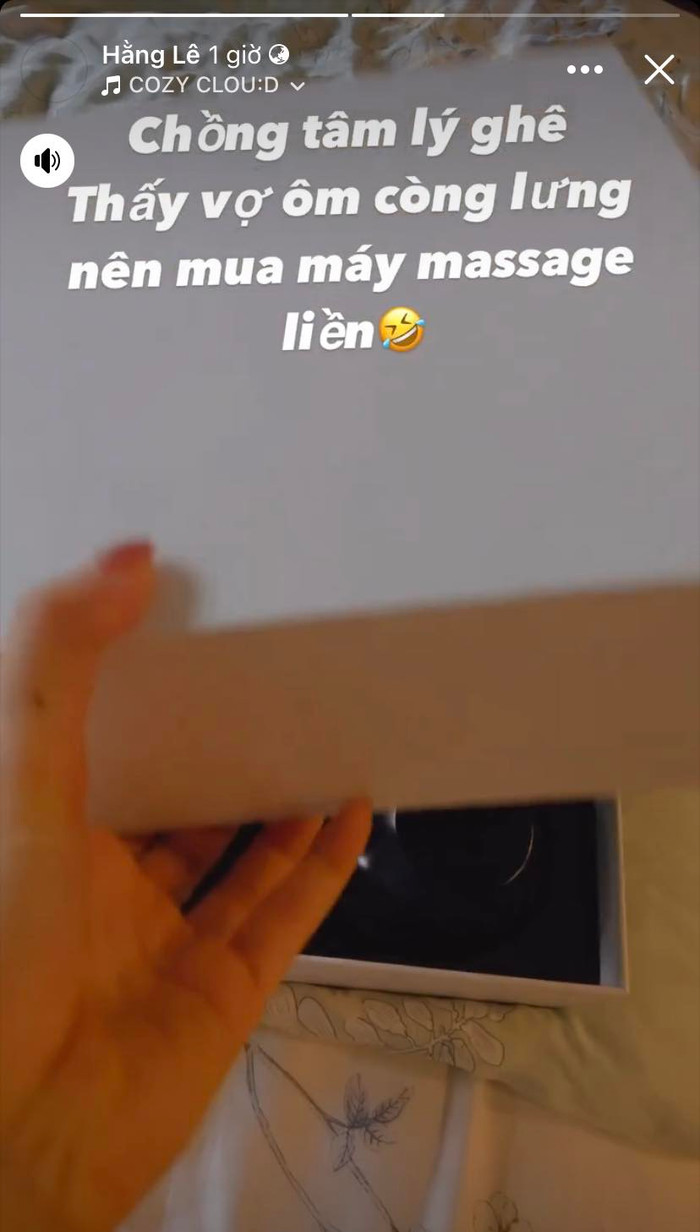 Một trong những story mới nhất của Minh Hằng ở trên tài khoản cá nhân