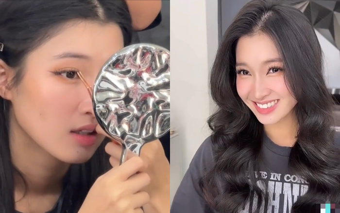Khả năng trang điểm của Phương Nhi sau một thời gian học tập nghiêm túc khiến không ít khán giả vô cùng bất ngờ