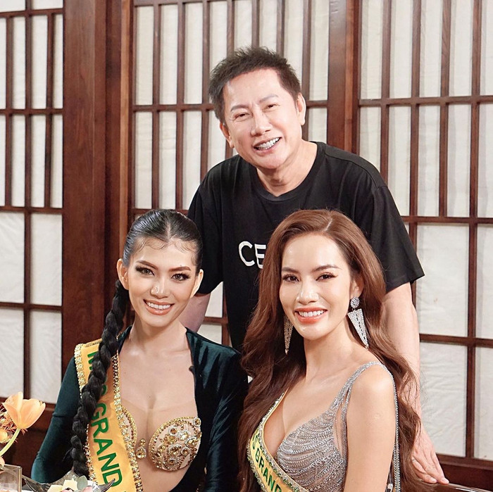 Trong bữa ăn tối cùng 4 Hoa hậu quốc tế với Ban tổ chức MGI, Lê Hoàng Phương đã có cơ hội được chia sẻ về những câu chuyện, sự nhiệt huyết khi đến với Miss Grand International