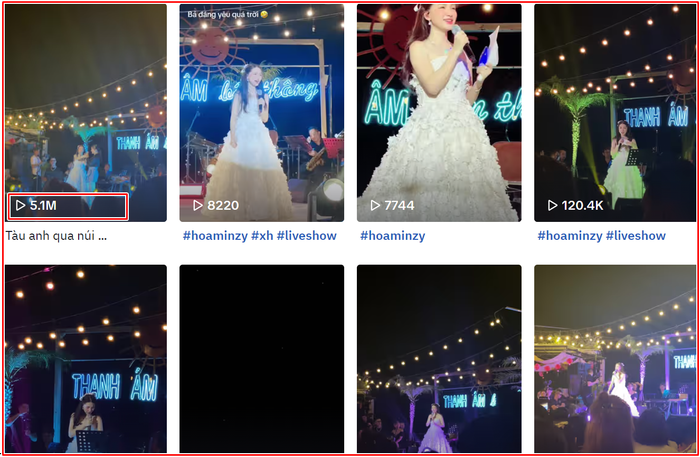 Màn song ca giữa Hòa Minzy và nữ khán giả này nhanh chóng 'gây sốt', thu về hơn 5 triệu lượt xem chỉ trong thời gian ngắn. 