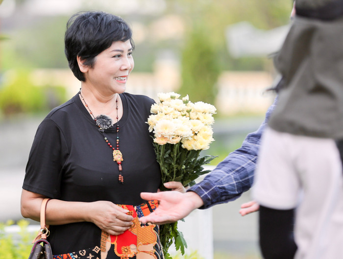 Không những vậy, dù chia sẻ về chuyện ra đi sau này của mình nhưng nữ nghệ sĩ lại rất cởi mở và thoải mái.