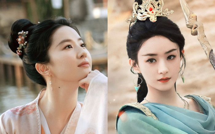 Top mỹ nhân sinh ra để đóng cổ trang: Lưu Diệc Phi, Triệu Lệ Dĩnh đẹp mê mẩn Ảnh 2