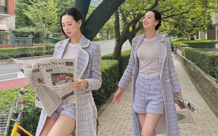 Thả dáng trên phố Nhật Bản, Bảo Ngọc gây 'choáng' với đôi chân dài nhất Vbiz Ảnh 2