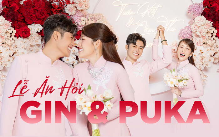 Full HD ảnh nét căng đám hỏi Puka - Gin Tuấn Kiệt: Cô dâu, chú rể chuẩn 'trời sinh một cặp' Ảnh 2