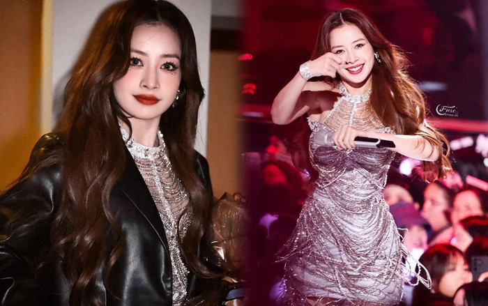 Chi Pu cực xinh đẹp khi đứng chung sân khấu với dàn sao đình đám Cbiz nhưng lại gây tranh cãi về 1 điều Ảnh 2