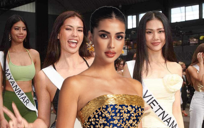 Khoảnh khắc triệu view khi Bùi Quỳnh Hoa chung khung hình với chị đại Thái Lan: Ai chặt ai đây? Ảnh 2